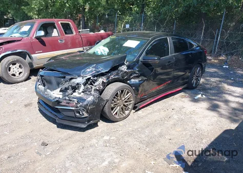 2018 Honda Civic Ex z USA, uszkodzony, nr VIN 19XFC1E3XJE003863